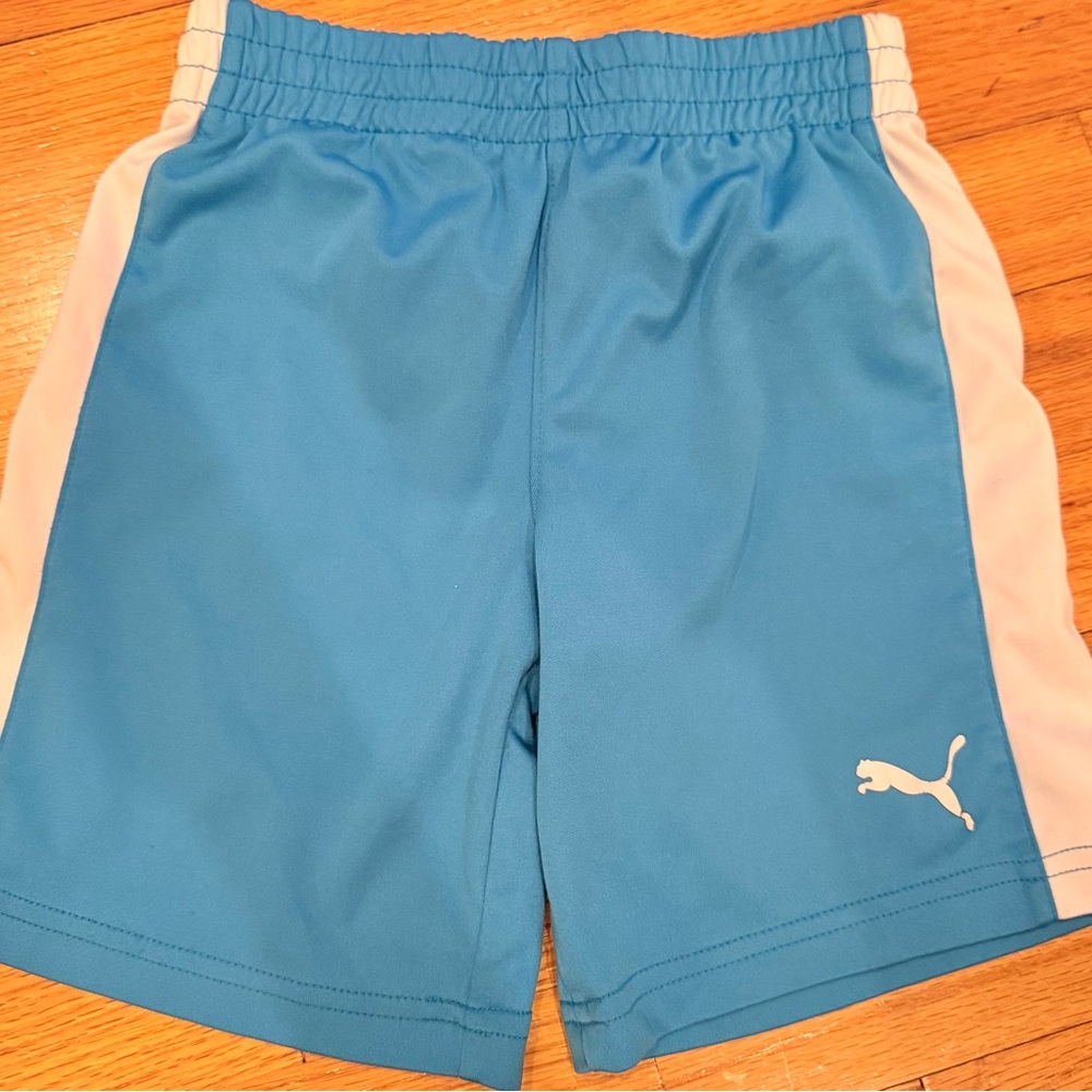 Puma Light Blue Sports Shorts boys 5